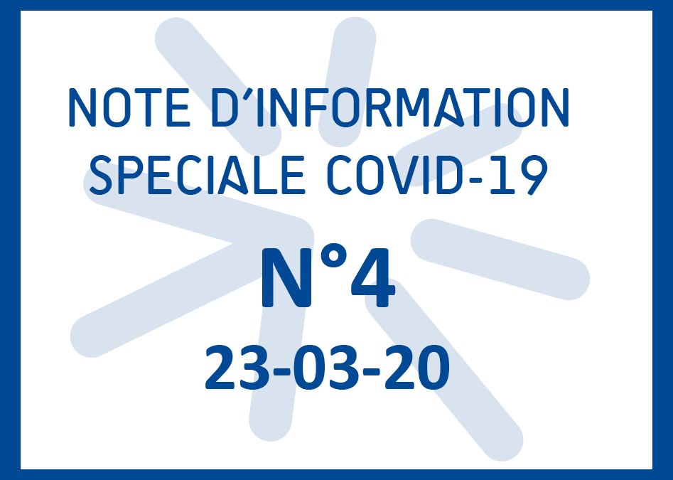 23-03-20-NOTE COVID-19 N°4 –  nouvelle attestation professionnelle